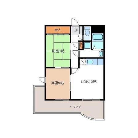 美濃太田駅 徒歩8分 6階の物件間取画像